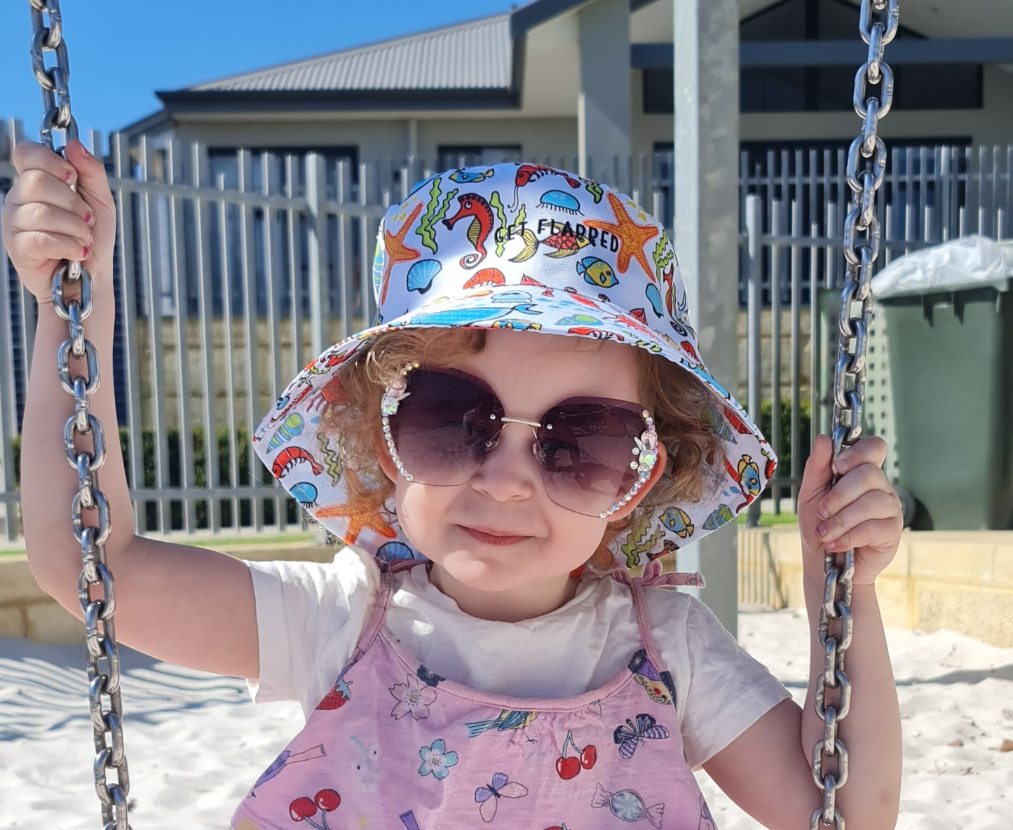Kids Seaside Bucket Hat