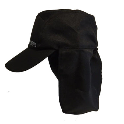 Adult Black Flap Hat
