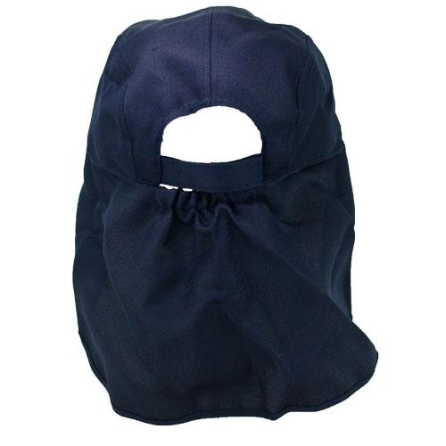 Blue Steel-navy coloured adult legionnaires hat UPF50+ get flapped-back