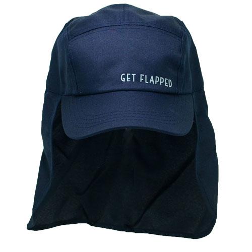 Blue Steel-navy coloured adult legionnaires hat UPF50+ get flapped-front