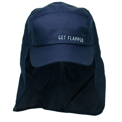 Blue Steel-navy coloured adult legionnaires hat UPF50+ get flapped-front