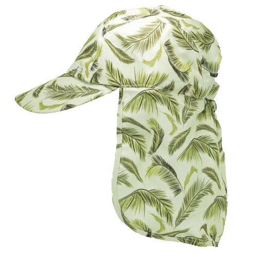 Ferny-fern patterned childrens legionnaires hat UPF50+ get flapped-side