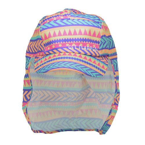 Tribal-tribal patterned adult legionnaires hat UPF50+ get flapped-front