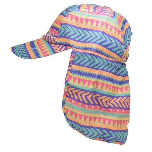 Tribal-tribal patterned adult legionnaires hat UPF50+ get flapped-side