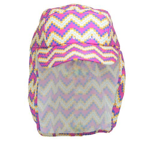 Ziggy-zigzag aztec patterned adult legionnaires hat UPF50+ get flapped-front