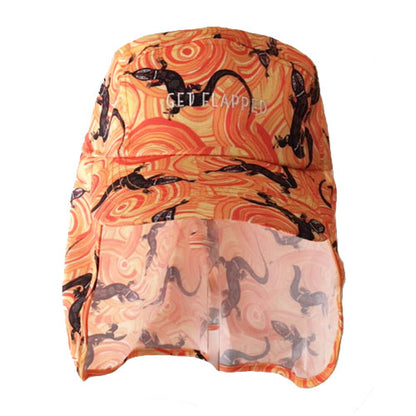 Adult Goanna Flap Hat without ponytail hole