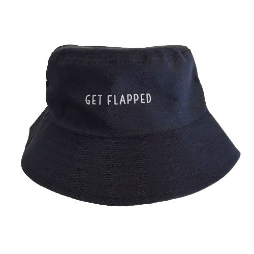 Kids Black Bucket Hat
