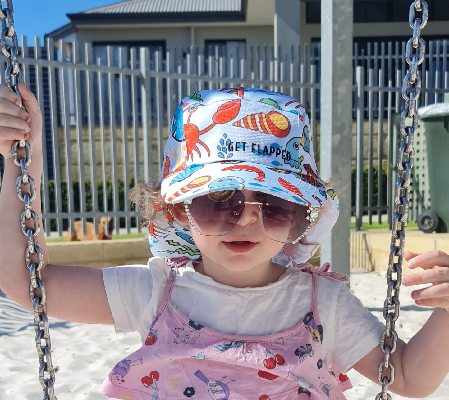Kids Seaside Flap Hat