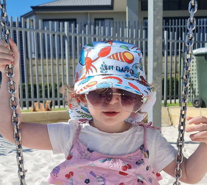 Kids Seaside Flap Hat